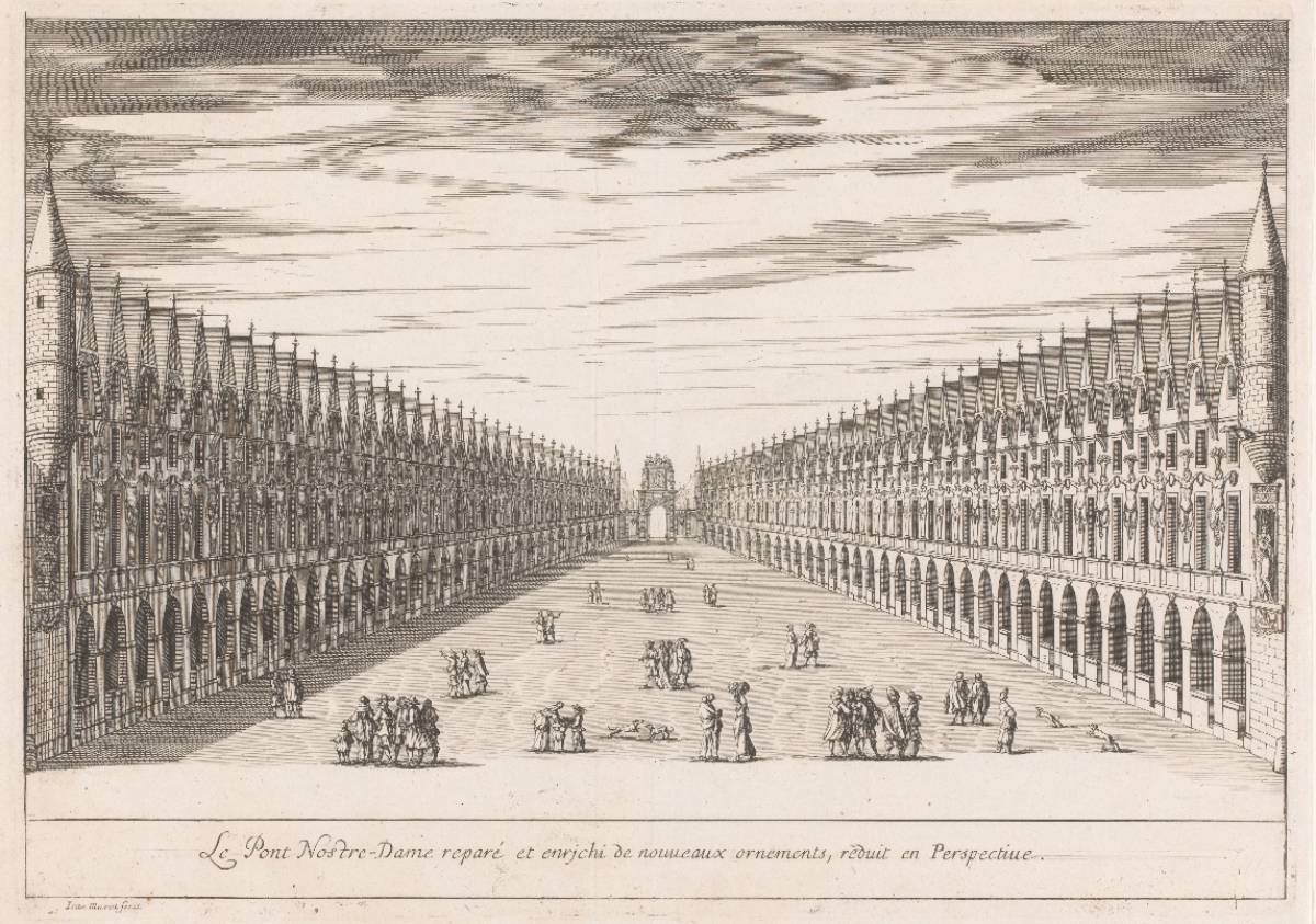 Le pont en 1662