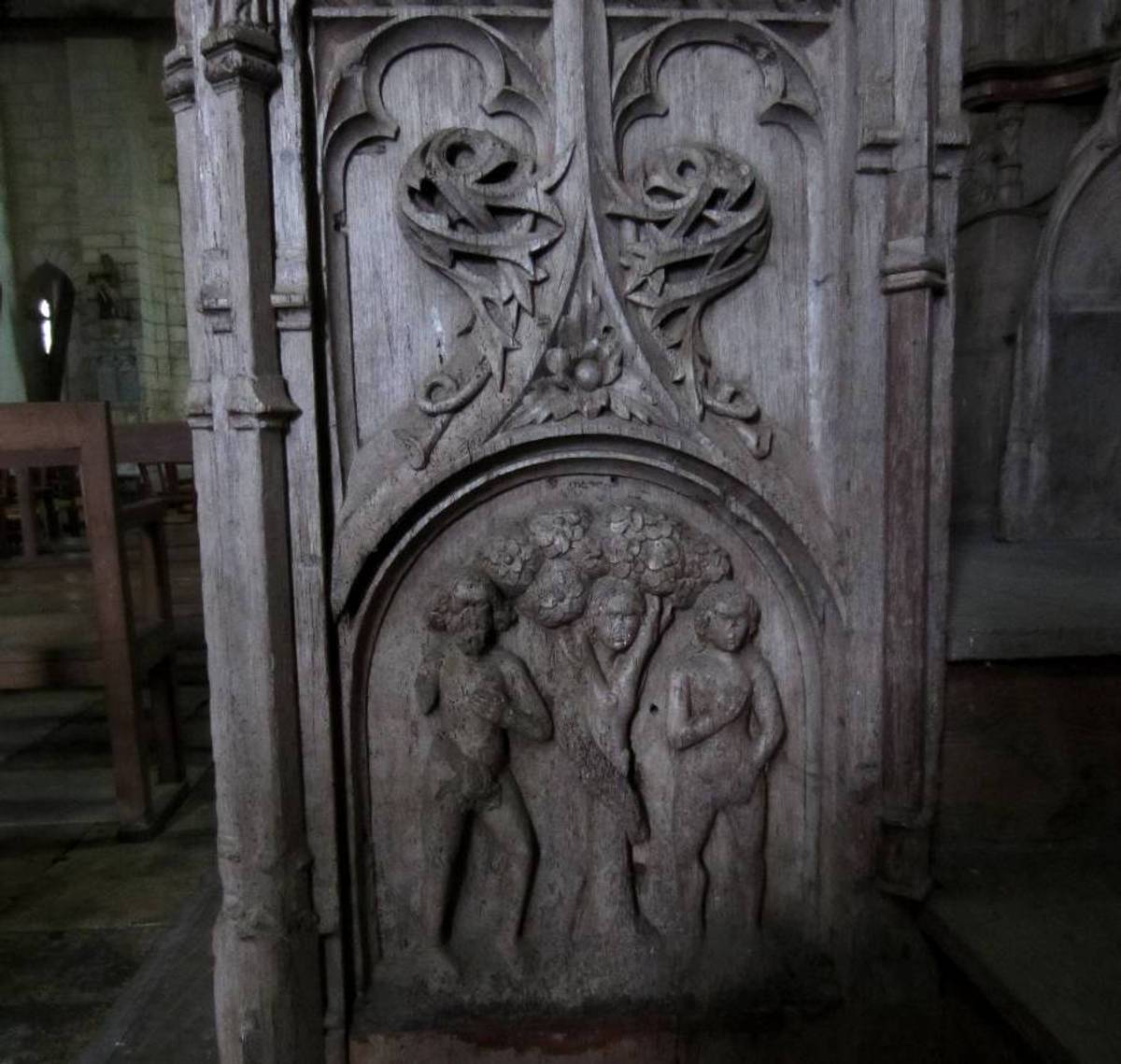 Les stalles, détail