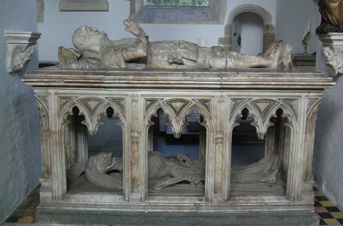 Tombe de FitzAllan, château d'Arundel, West Sussex
