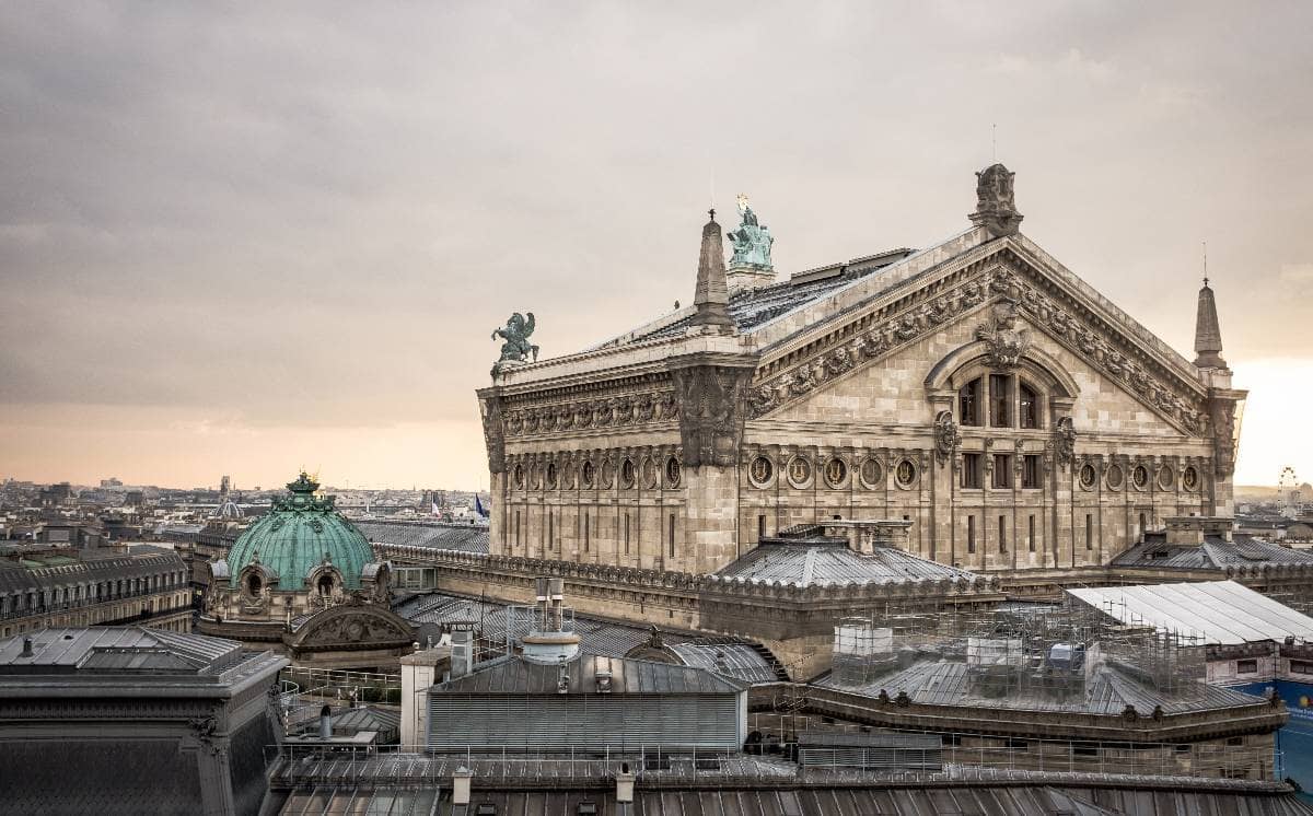 L'Opéra Garnier depuis les galeries Lafayette