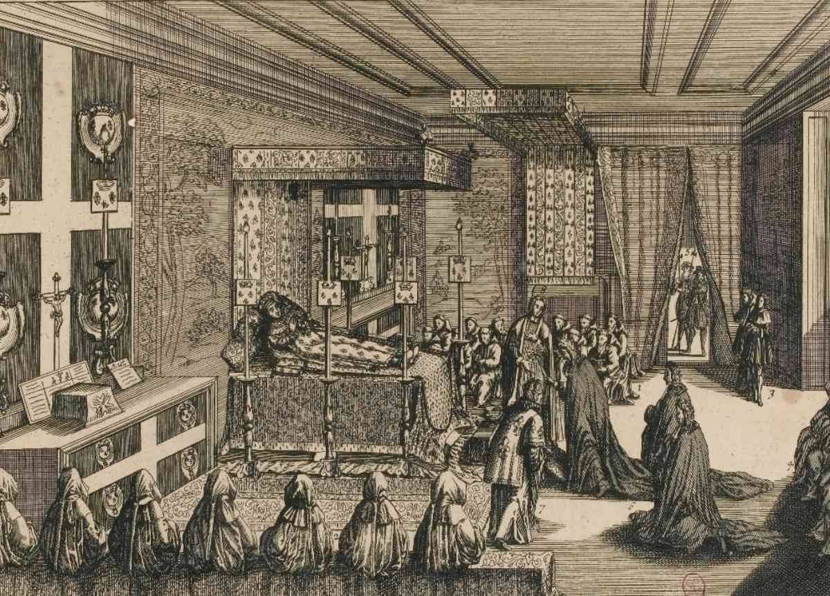 La chambre du trépas de Louis XIV