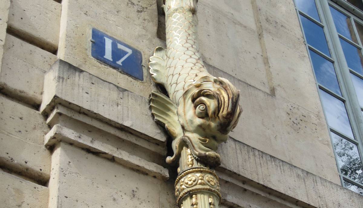 Gouttière de l'hôtel