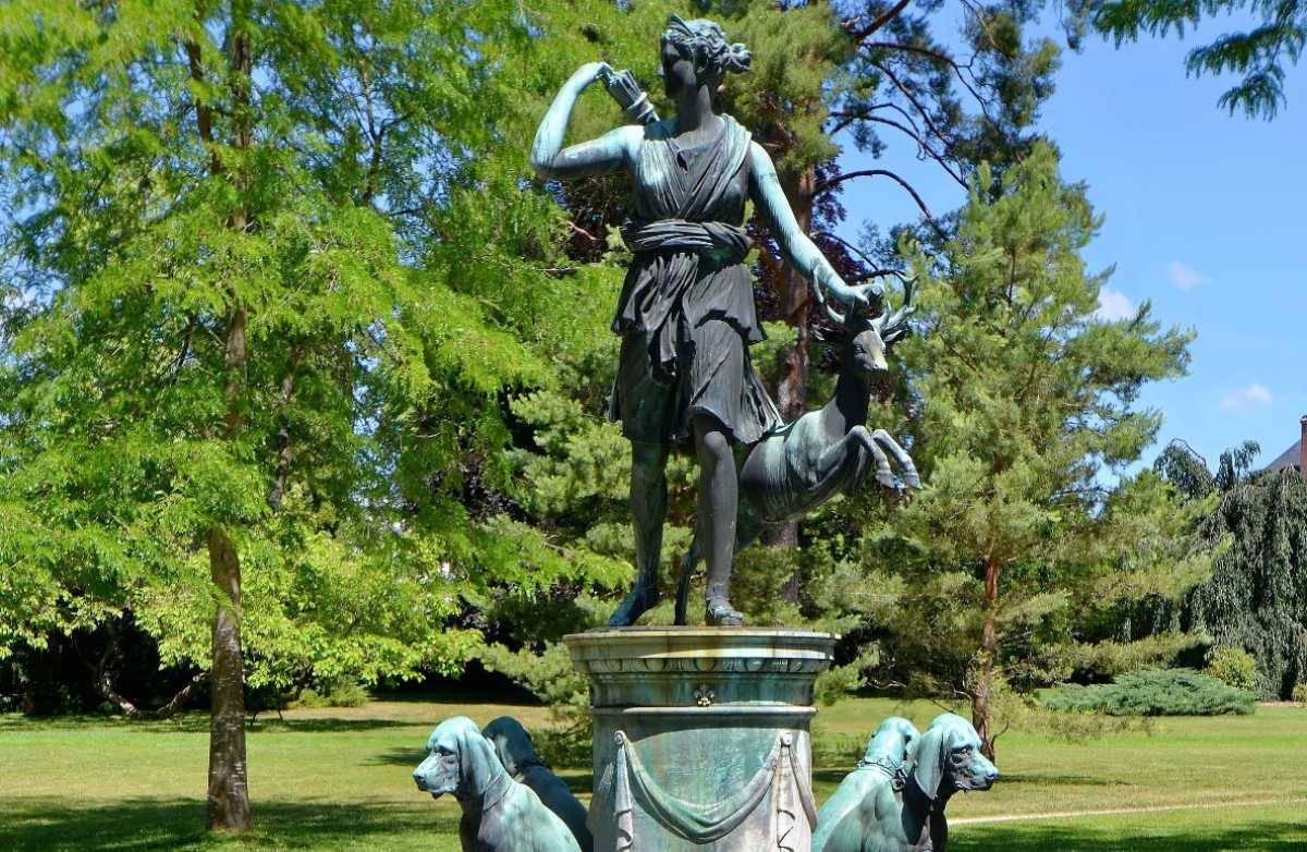 Fontaine de Diane : détail