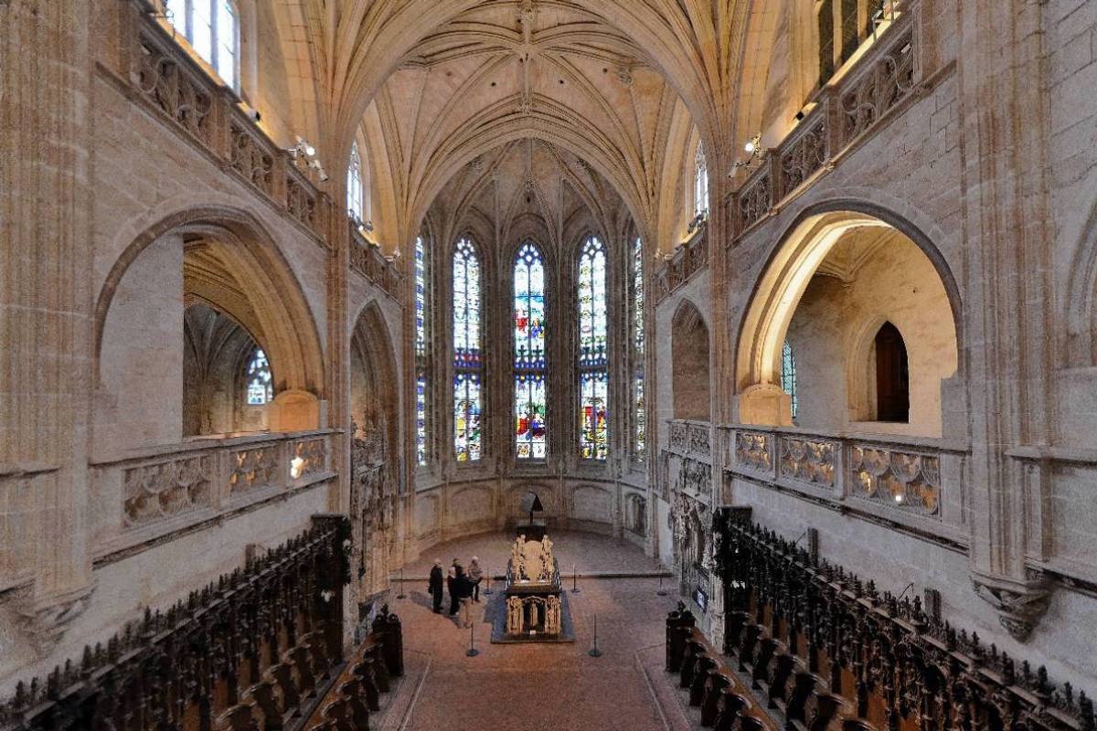 Choeur de l'église de Brou