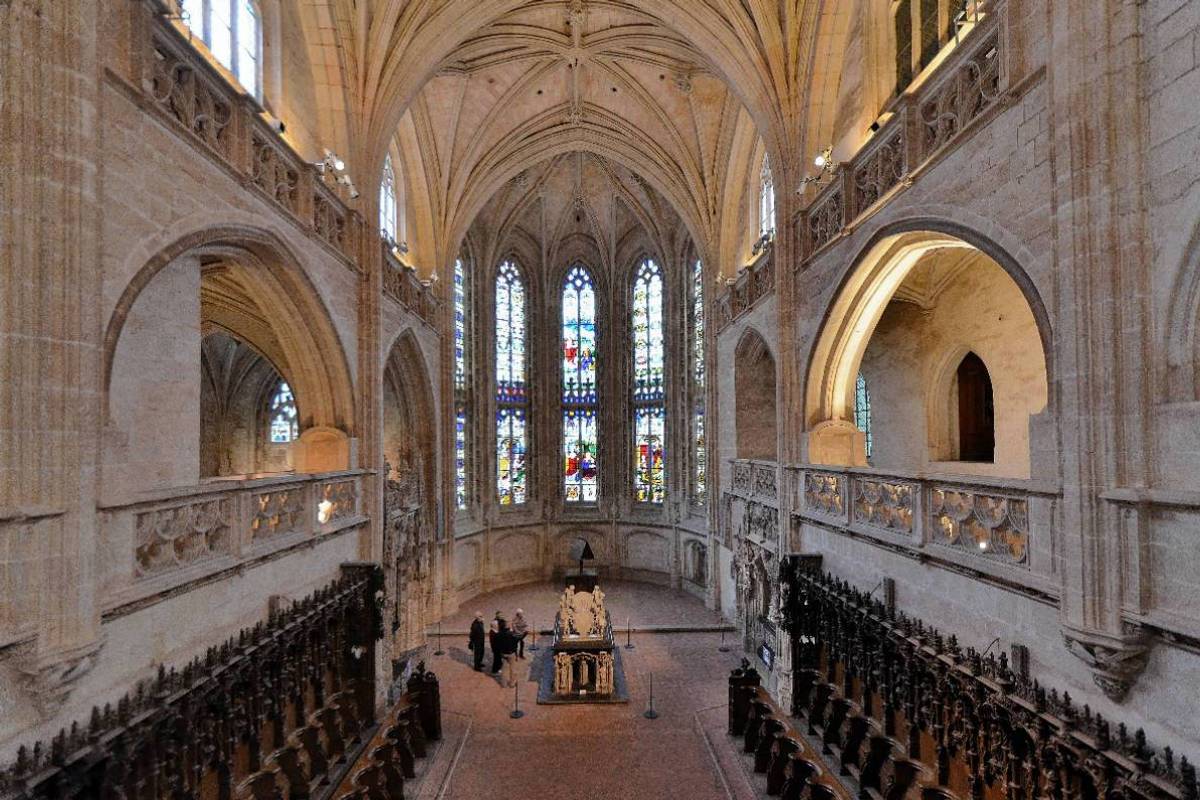 Choeur de l'église de Brou