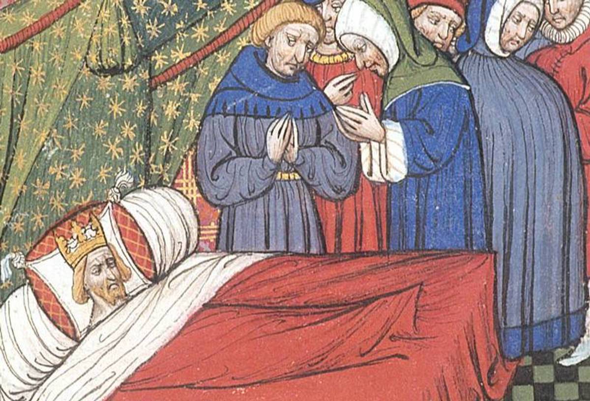 Mort de Charles IV (Royal 20 C VII)