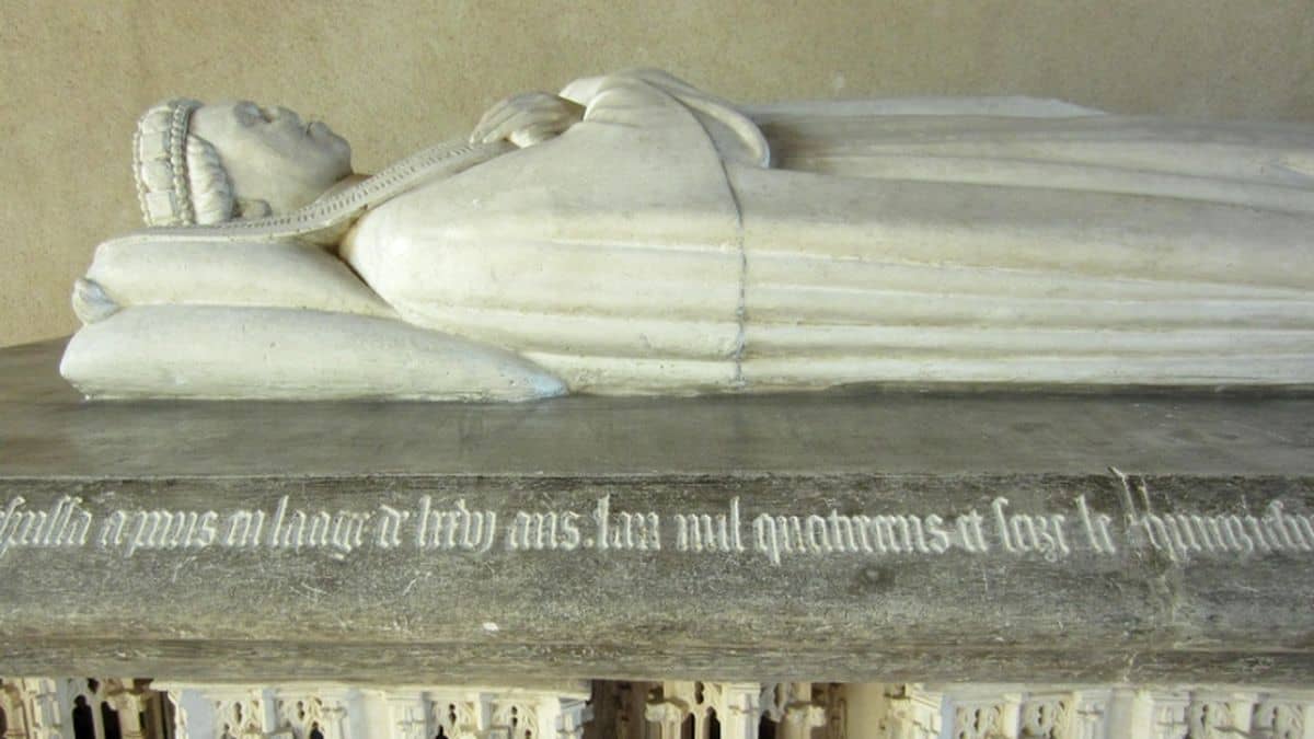 Copie du gisant du duc de Berry, Bourges