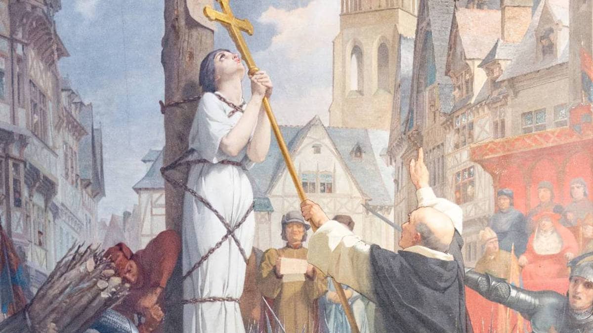 Jeanne d'Arc au bûcher (Panthéon de Paris)