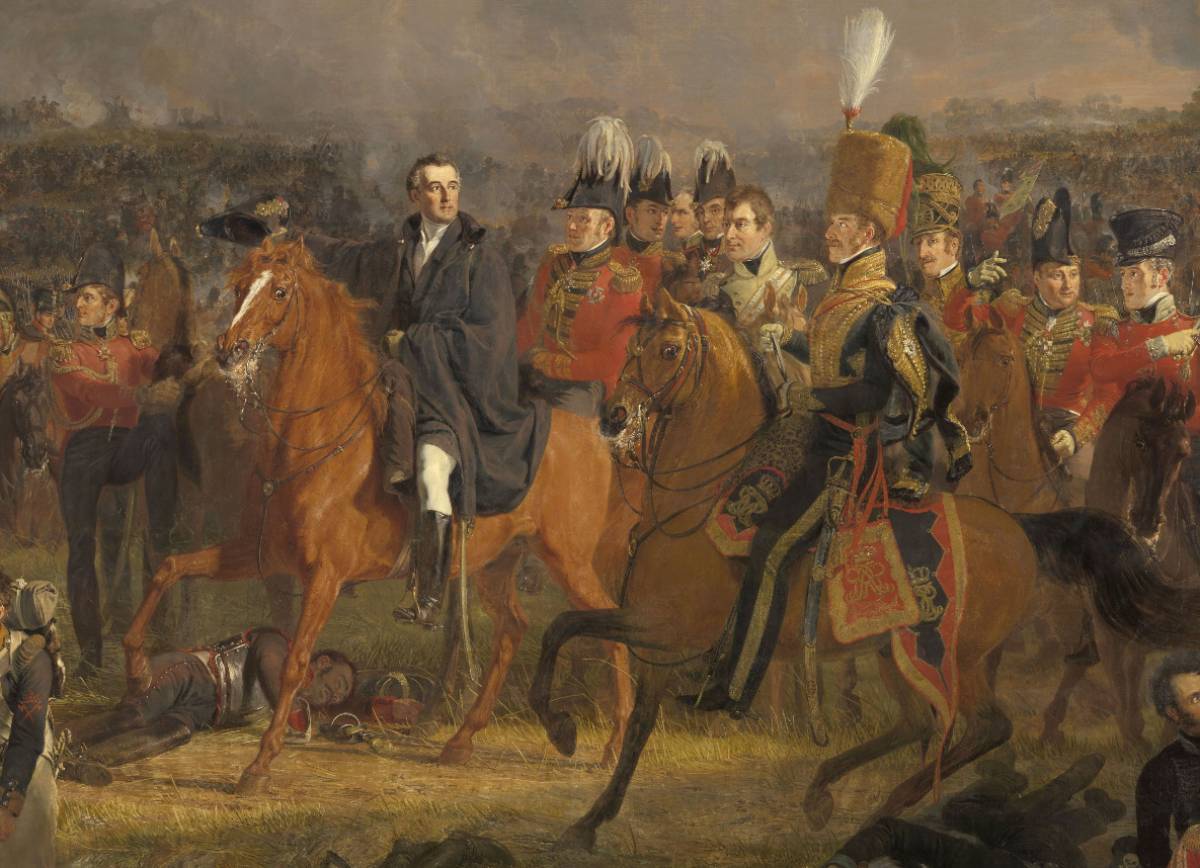 Wellington à Waterloo (J. W. Pieneman, 1824)