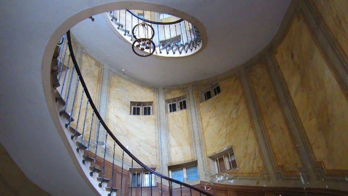 L'escalier de Vidocq, galerie Vivienne