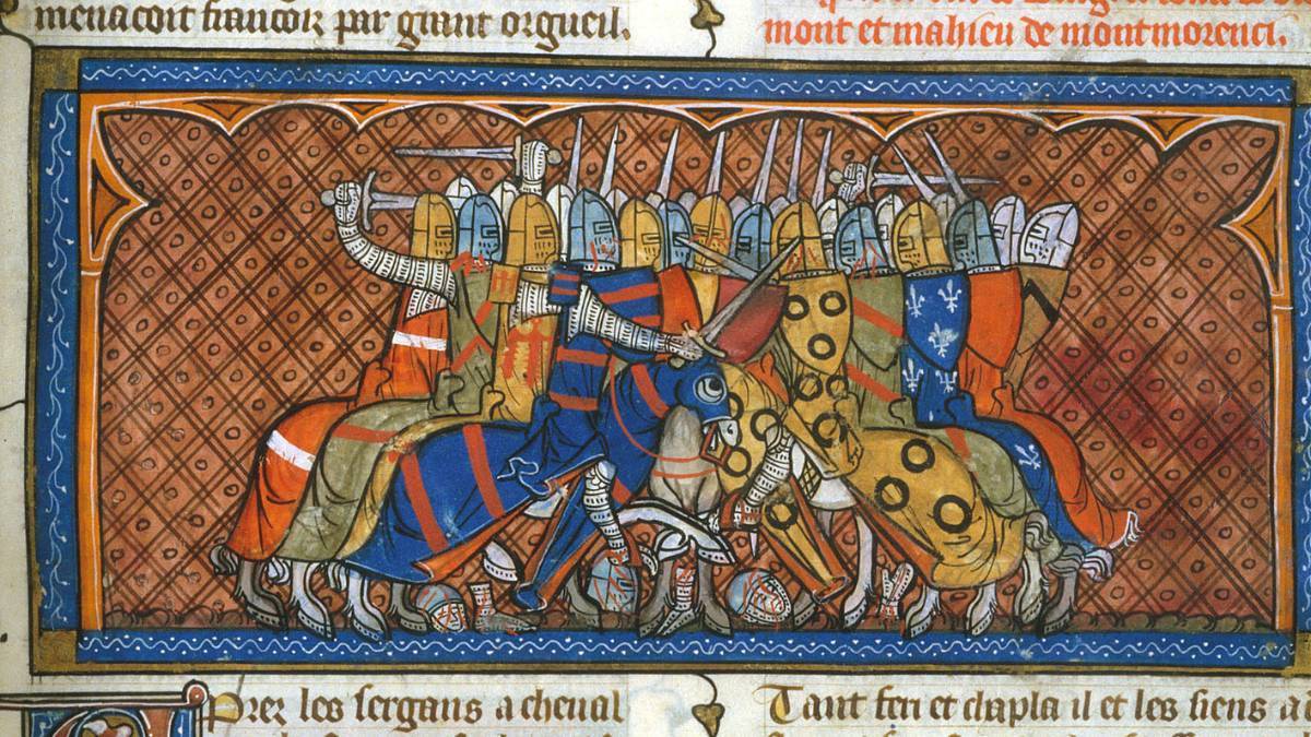 Chroniques de Saint-Denis (BL Royal 16 G VI, f. 379)