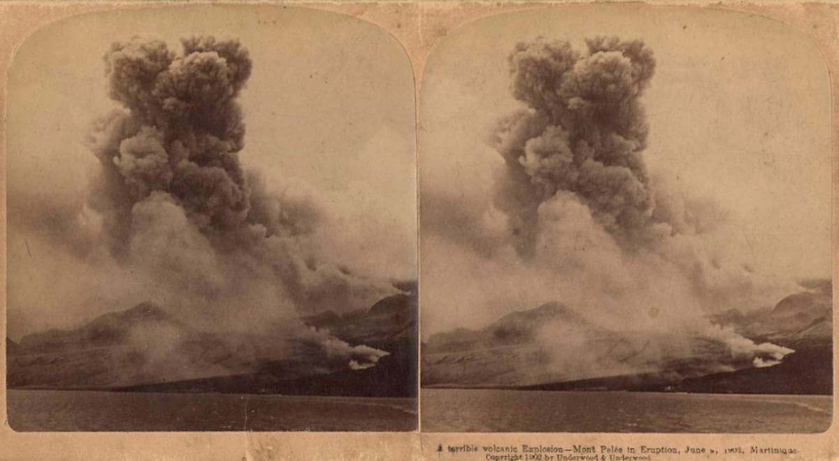 Eruption du Mont Pelée (Underwood & Underwood, 1902)