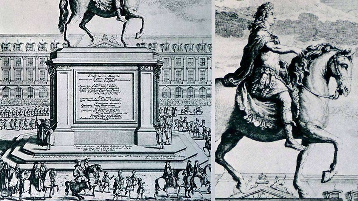 Inauguration de la statue, 1699