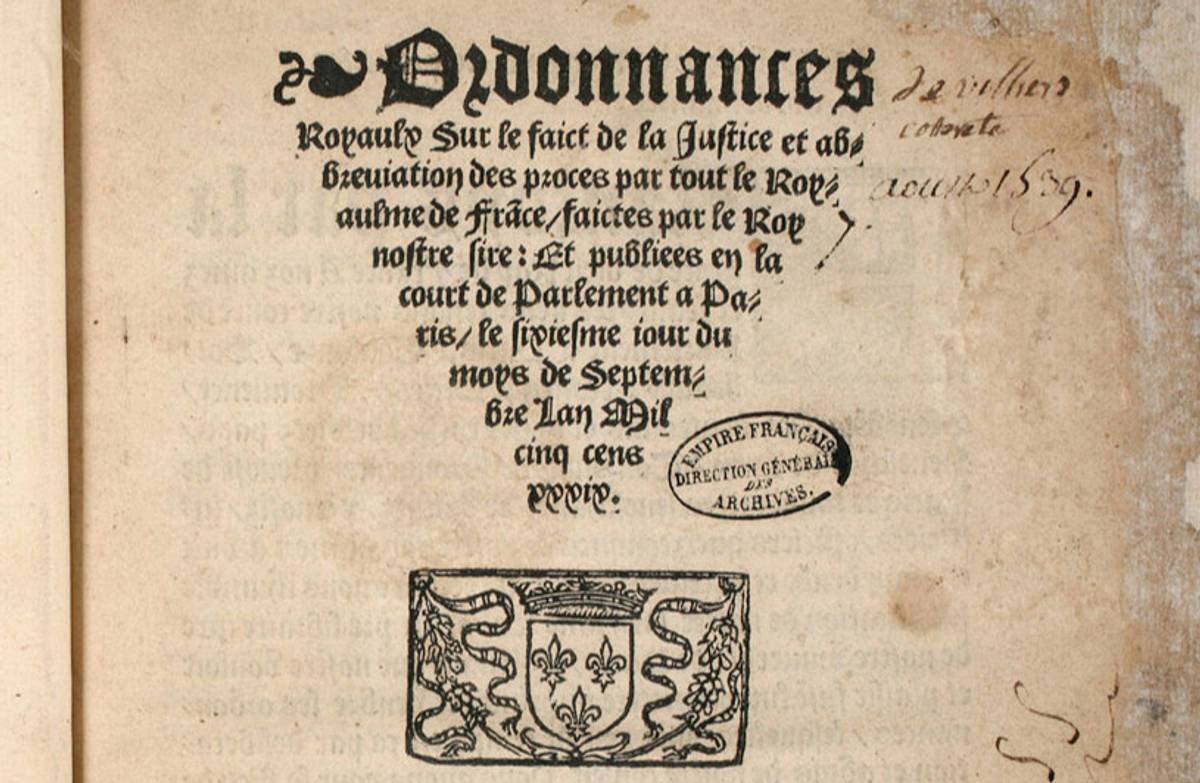 Page 1 de l'ordonnance