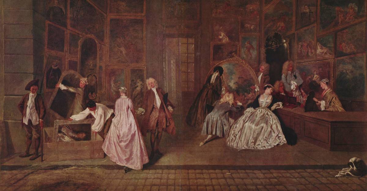 L'Enseigne de Gersaint (Watteau, 1720)