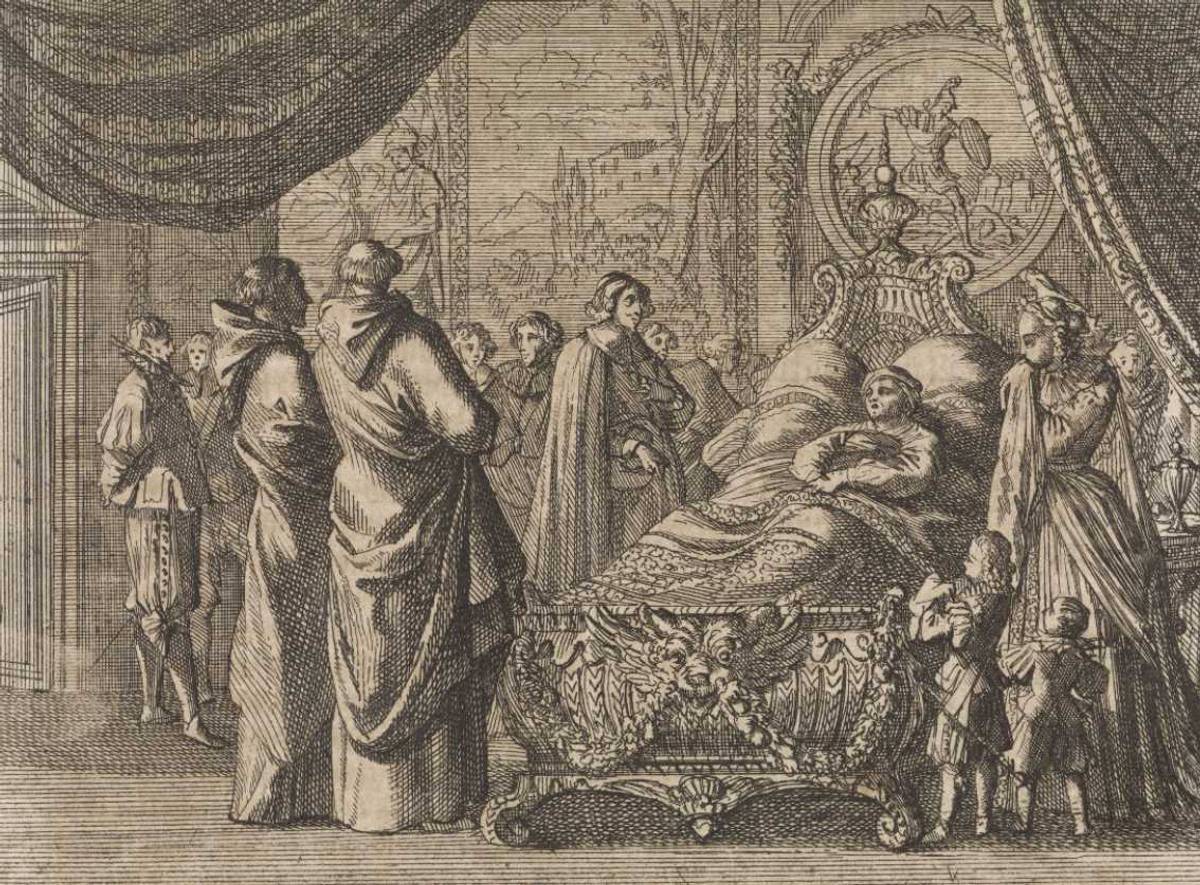 La mort de Louis XIII