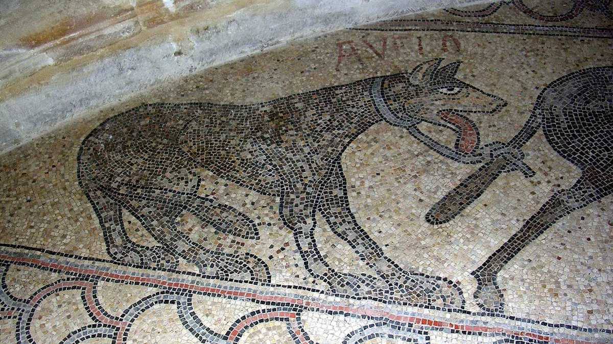 Détail de la mosaïque