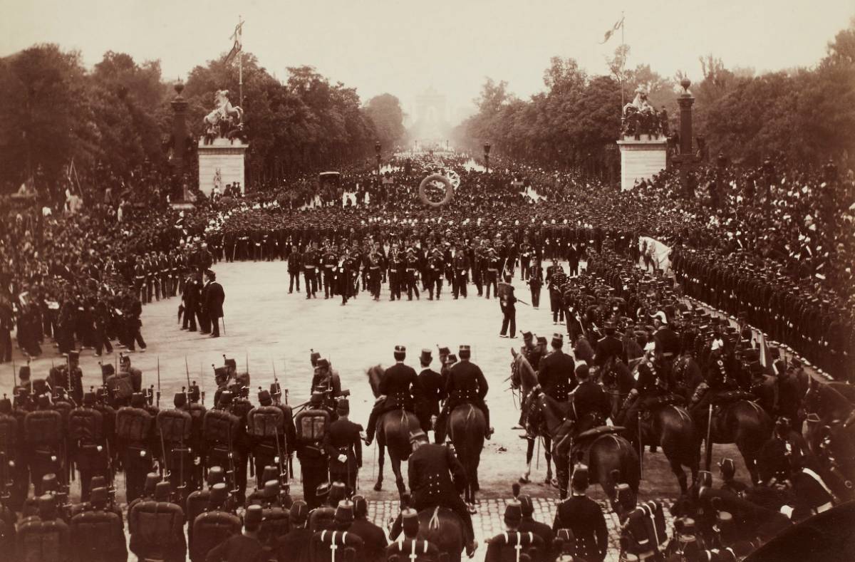 Cortège de V. Hugo, Champs-Elysées