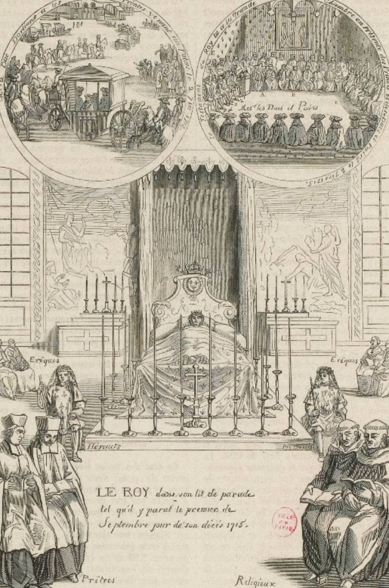 Chambre mortuaire de Louis XIV
