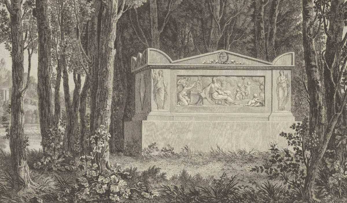 Tombe de Rousseau, Ermenonville, 1781