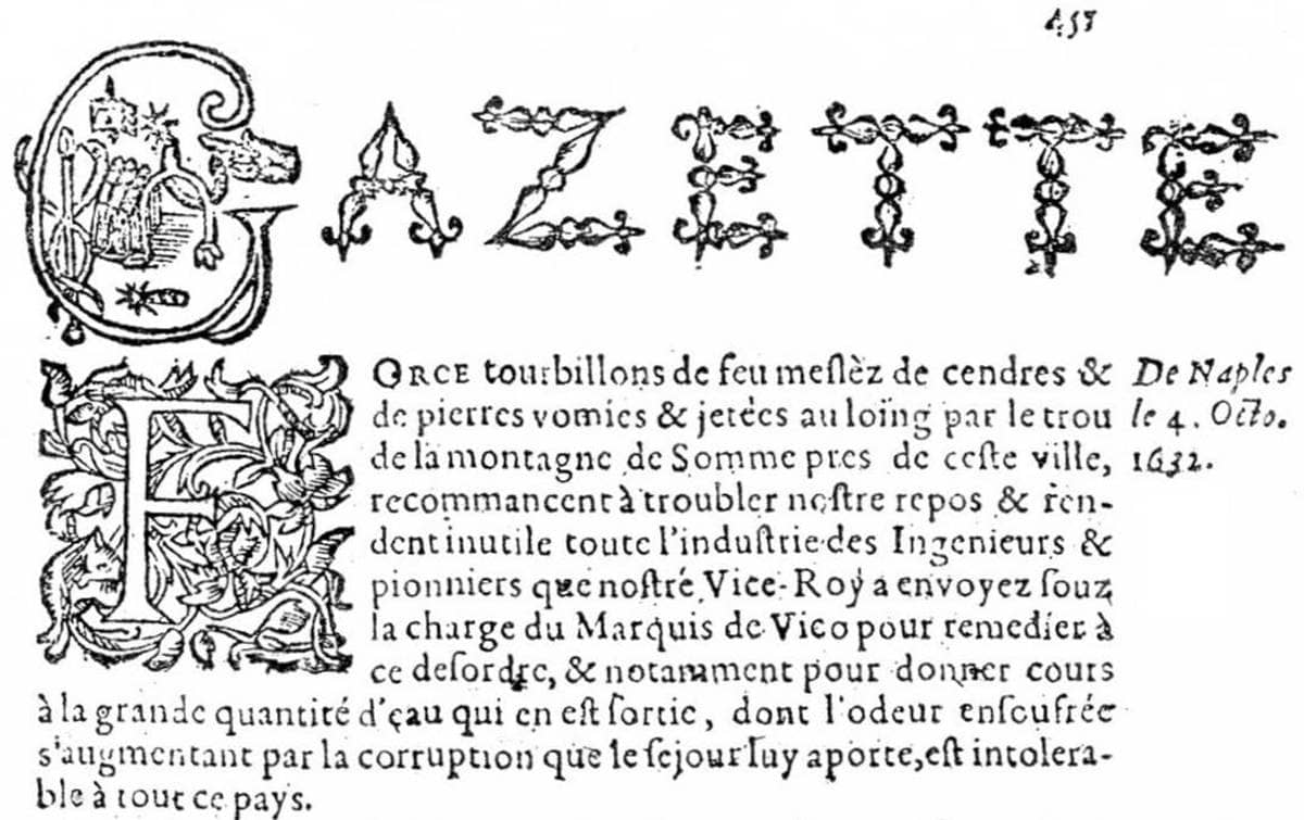 Première Gazette (1631)