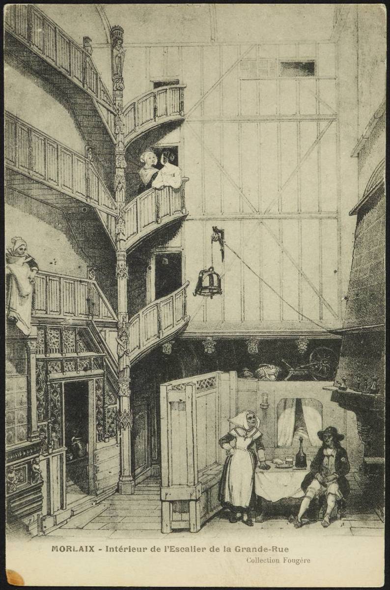 Intérieur d'une maison à lanterne