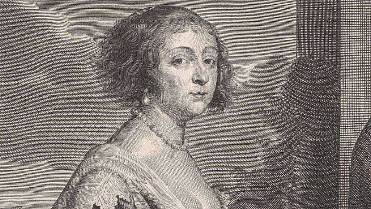 Béatrix (P. de Jode d'après Van Dyck, 17e s)