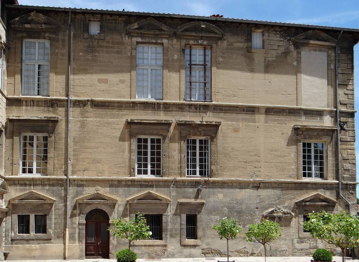 Façade ouest de l'aile est du château