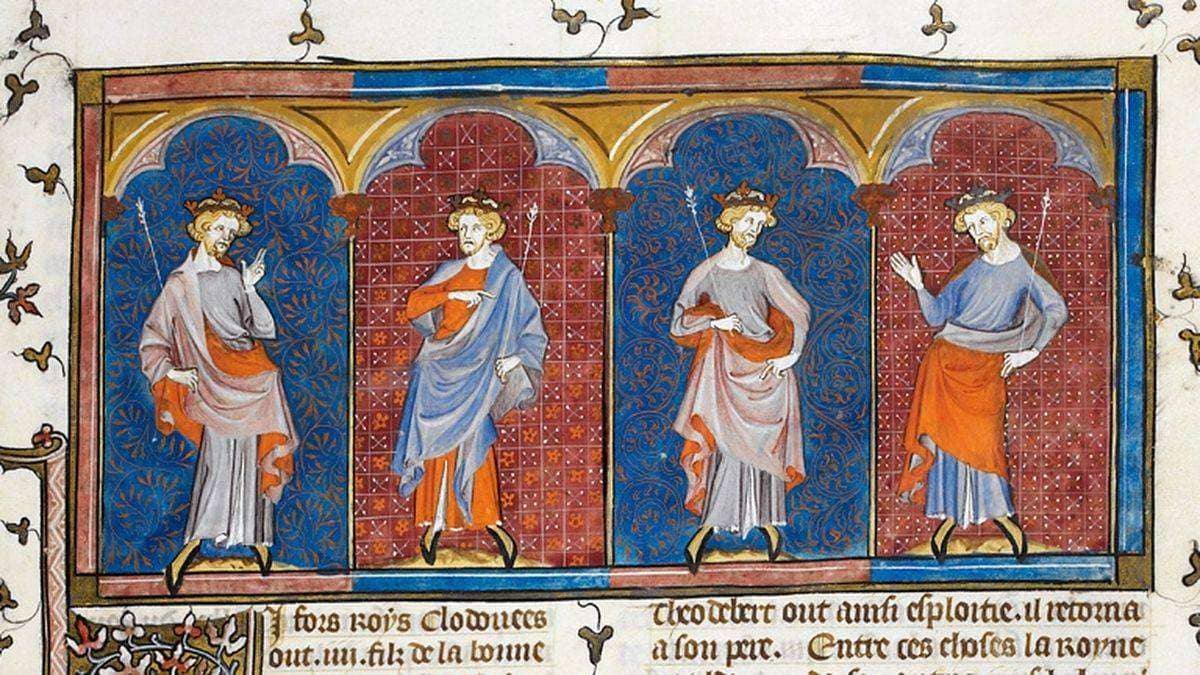 Clodomir, Childebert, Théodoric et Clotaire