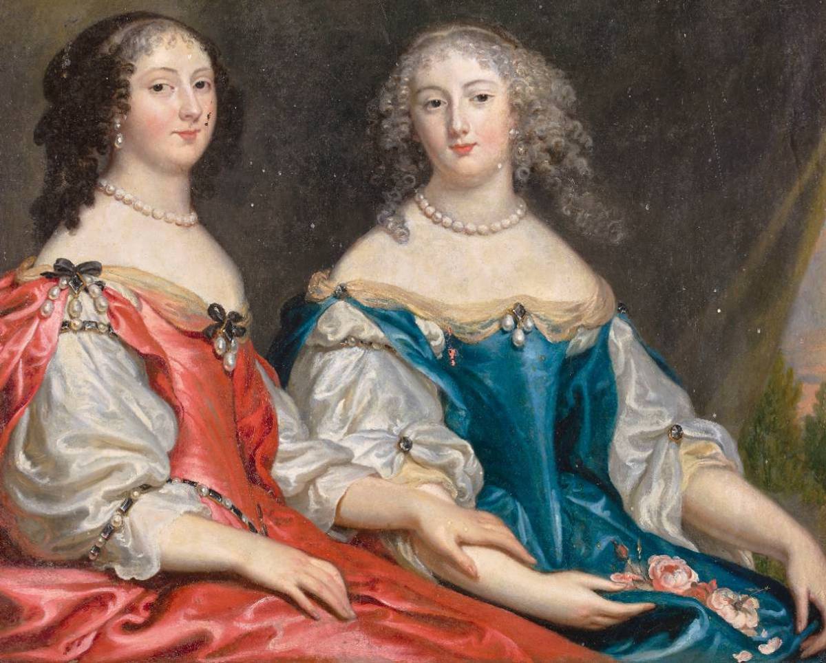 Madeleine d'Angennes de la Ferté-Séneterre et Catherine d'Angennes de la Loupe