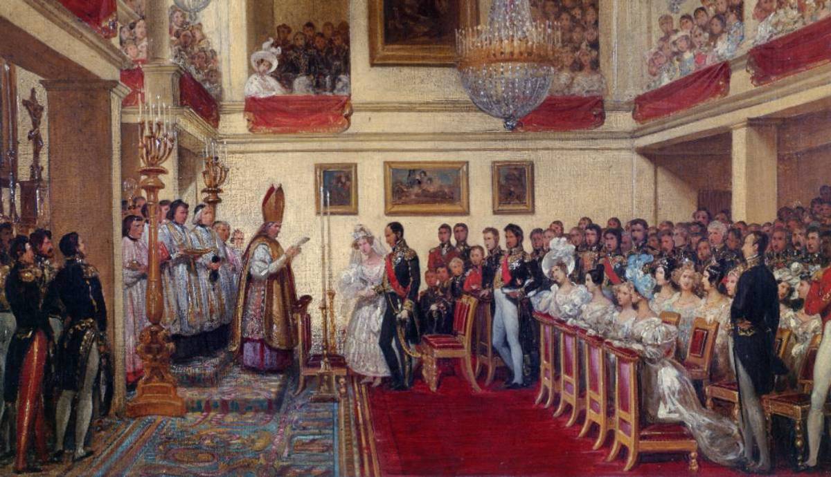 Mariage de Léopold I et de la princesse d'Orléans