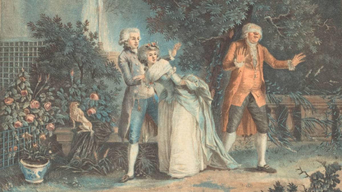 Colin-maillard, 1789 (Louis Le Coeur)