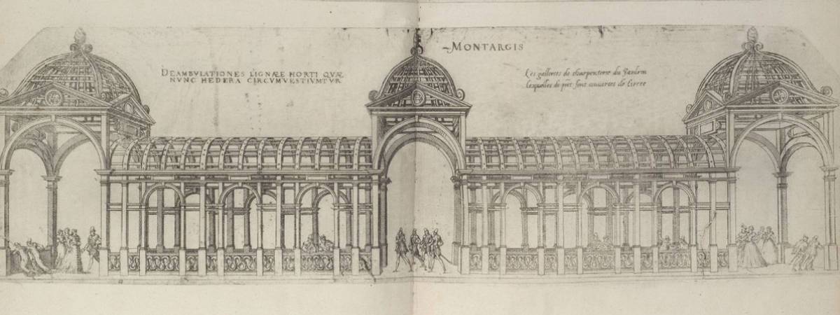 Jardin du château de Montargis (Androuet du Cerceau, 1610)