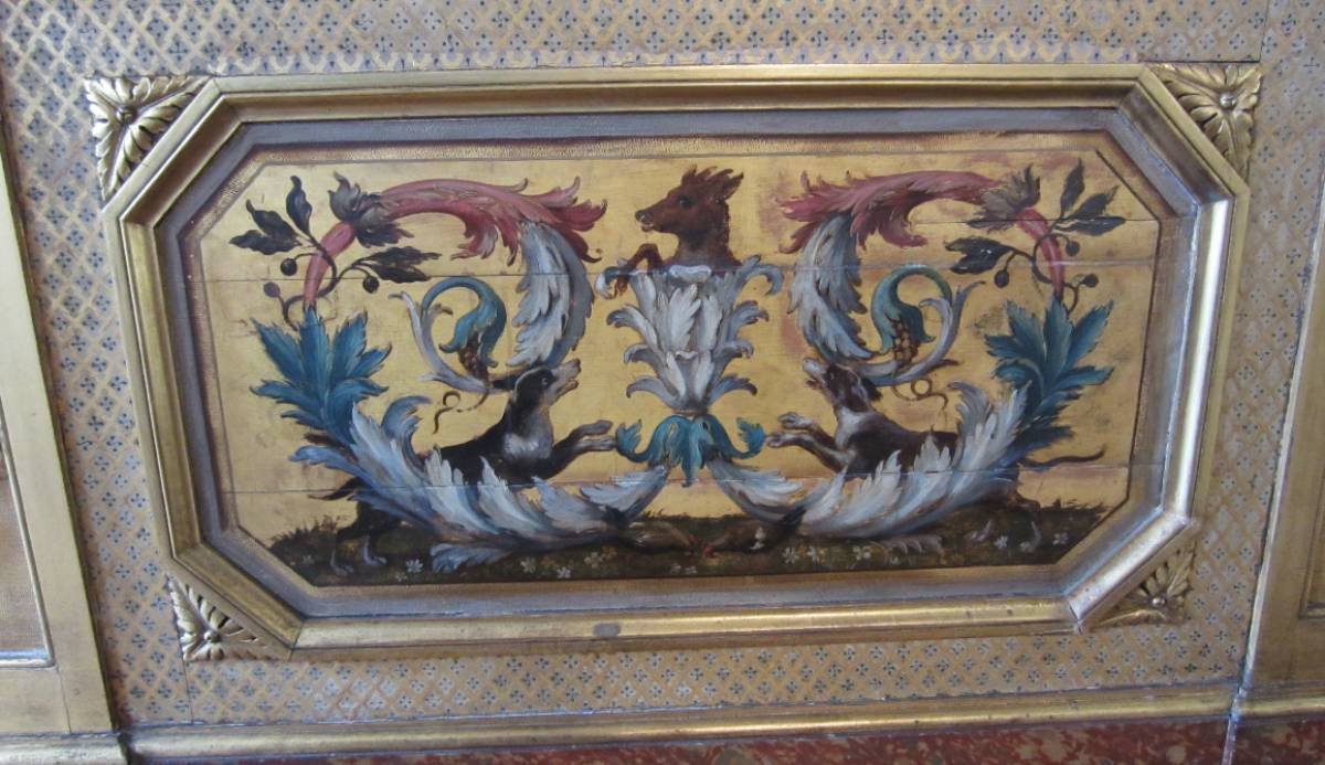Détail d'une des pièces de l'hôtel