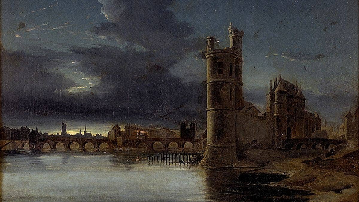 La tour de Nesle, Anton Melbye, 1848