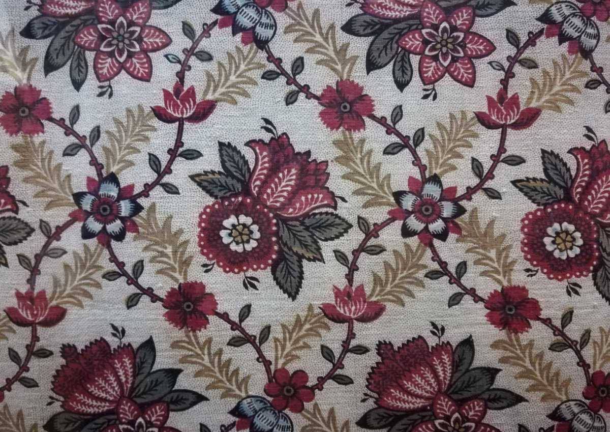 Motif fleurs stylisées (Oberkampf, 1798)