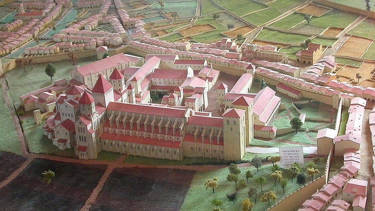 Maquette de l'abbaye, Cluny
