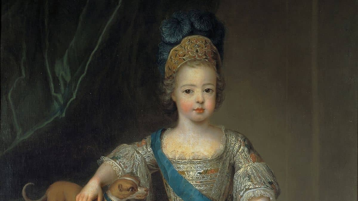Louis XV à l'âge de 4 ans (P. Gobert, 1714)