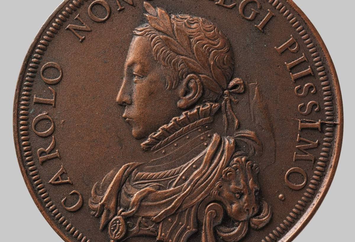 Charles IX en 1564 (monnaie du XIXe s)