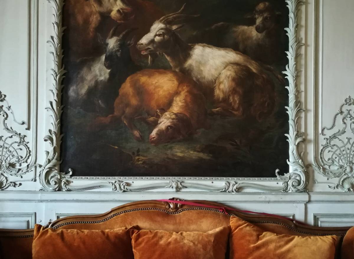 Château de Champs : détail d'un salon