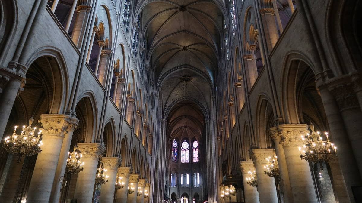 Sous les voûtes de Notre-Dame