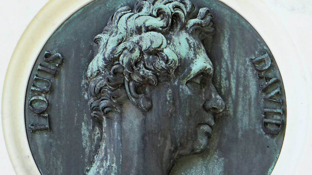 Détail de la tombe de David