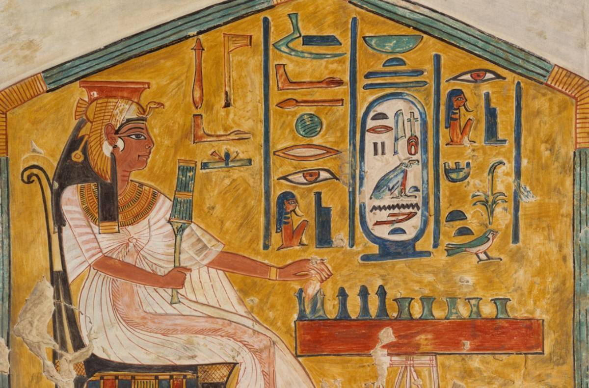 La reine Nefertari, détail (1279-1213 av. J.-C.)