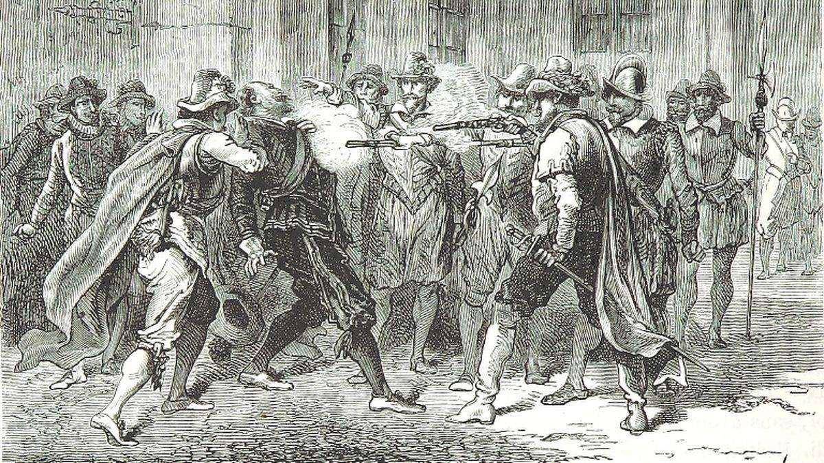 L'assassinat de Concini (Histoire de France populaire, 1867)