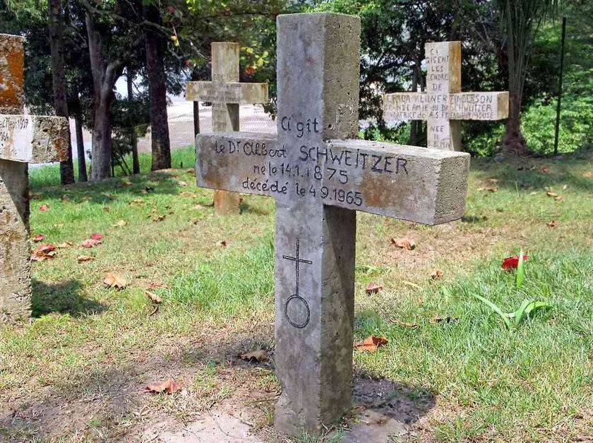 Tombe d'A. Schweitzer, Gabon