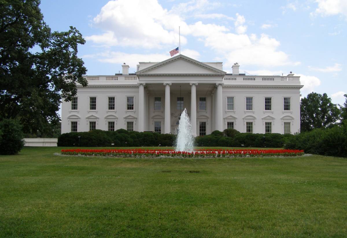 Façade nord de la Maison-Blanche