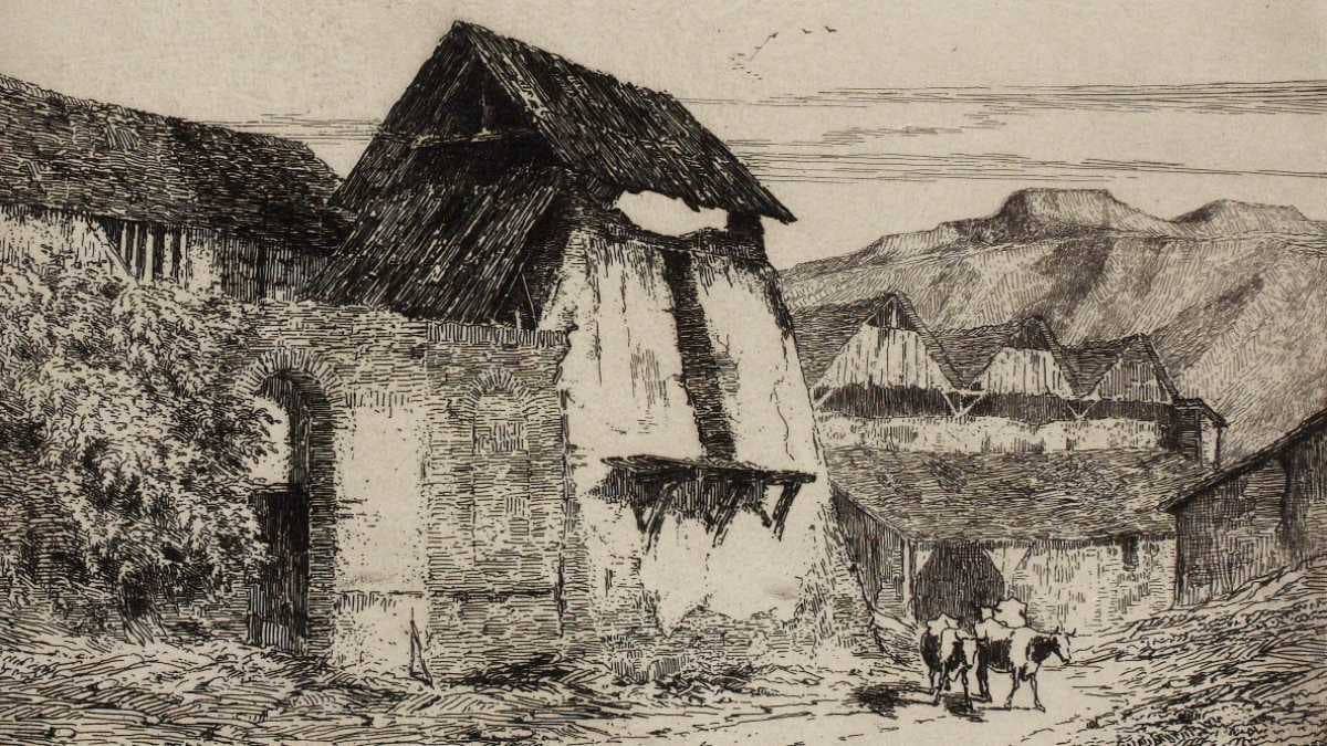 Les buttes en 1849 (A. Péquégnot)
