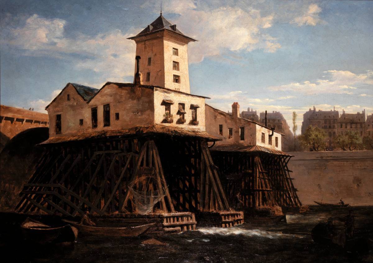 La pompe Notre-Dame (L.-A. Melle, 1889)