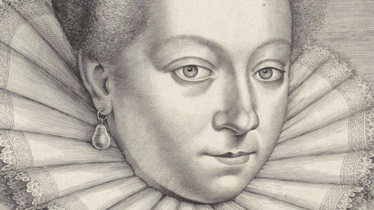 Portrait d'Henriette de Balzac d'Entragues (Hieronymus Wierix, 1600)