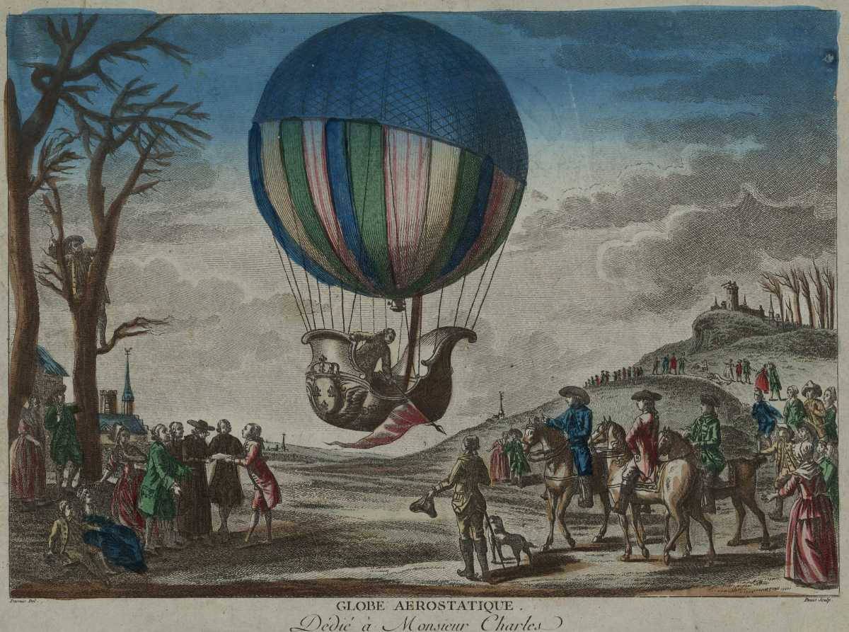 La descente du ballon